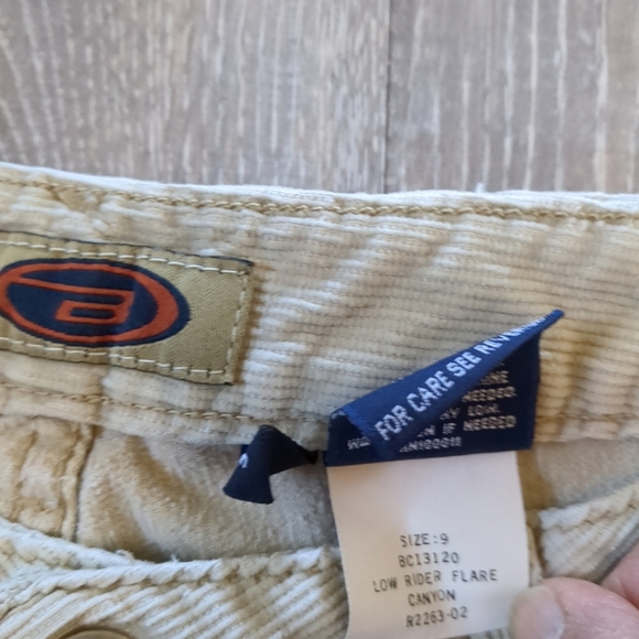 Bongo Cords Women's Size 9 Beige Y2K Hipster Gorpcore Cotton - Picture 4 of 11